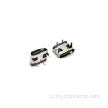 Разъем USB TYPE C Вставная плата под углом 90 градусов, 2P